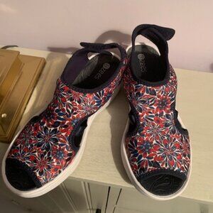 Women's Bzees Red White Blue Wedge!